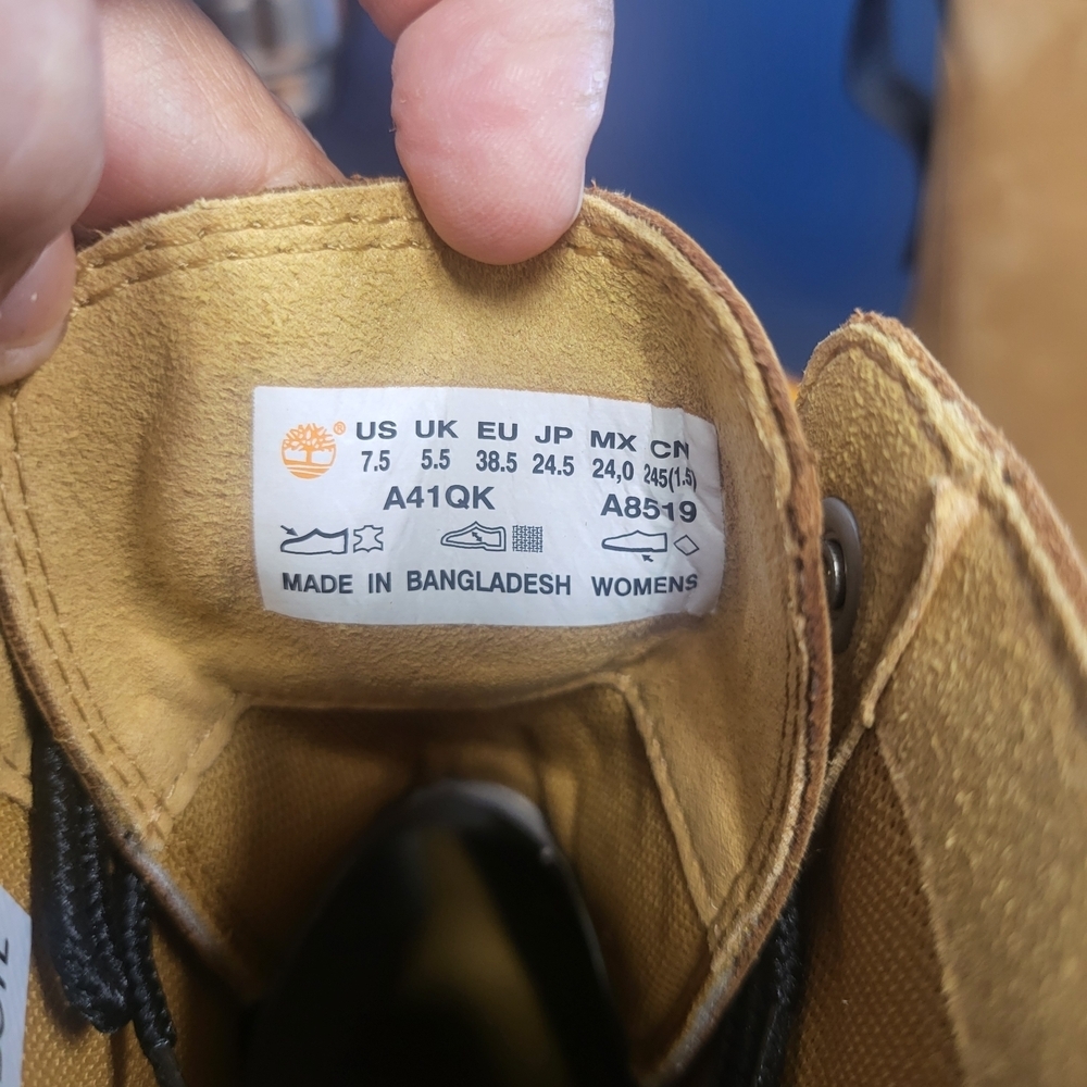 Timberland Everleigh 6 in Wheat Nubuck...NWT. - Picture 8 of 11